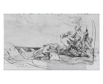  Singleton Art - Study For The Siege Of Gibraltar colonial New England Portraiture John Singleton Copley
